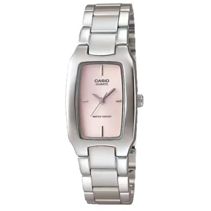Casio Women’s Watch - Quartz Pink Dial Stainless Steel Bracelet | LTP-1165A-4C ,