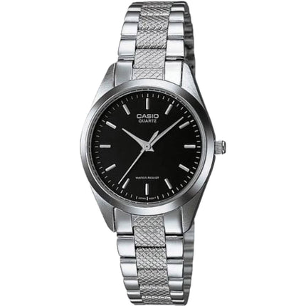 Casio Women’s Watch - Quartz Black Dial Stainless Steel Bracelet | LTP-1274D-1A ,