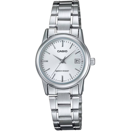 Casio Women’s Watch - Silver Tone Dial Stainless Steel Bracelet | LTP-V002D-7A ,