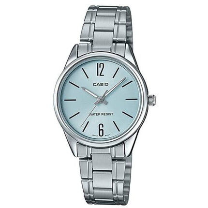 Casio Women’s Watch - Light Blue Dial Stainless Steel Bracelet | LTP-V005D-2BUDF ,