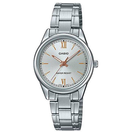 Casio Women’s Watch - Silver Tone Dial Stainless Steel Bracelet | LTP-V005D-7B2UDF ,