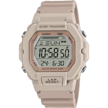 Casio Women's Watch - Multi-Function Digital Pink Resin Strap | LWS-2200H-4AVCF ,