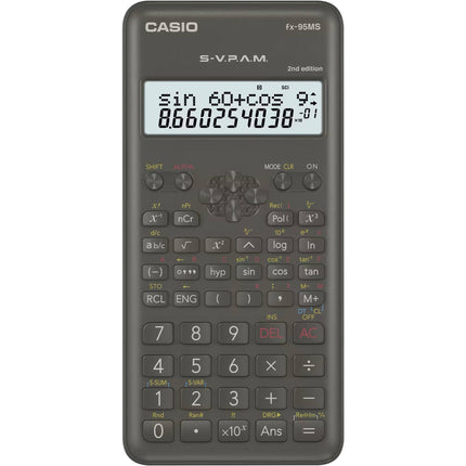 Casio Scientific Calculator - 2nd Edition 2-Line Display Standard | FX-95MS-2 ,