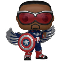Funko Vinyl Figure - Pop! Marvel Studios Captain America BobbleHead | FU75990-EE ,