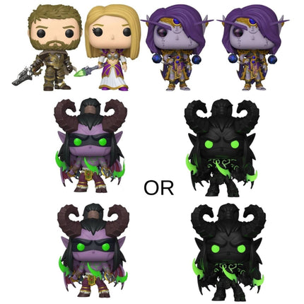 Funko Vinyl Figure - Pop! Games 3.75 inches Tall Assorted, Pack of 6 | FU90154A-6-EE ,