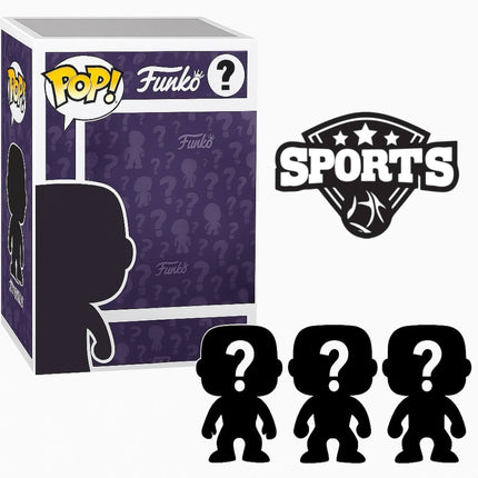 Funko Vinyl Figures - Surprise Mystery Sport 4-inch Pop!, Set of 3 | POPMYST-SPORT-3 ,