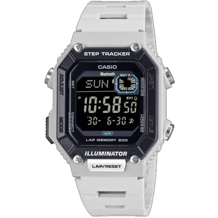 Casio Men's Watch - Dual Time Black Digital Dial Gray Resin Strap | WS-B1000-8BVCF ,
