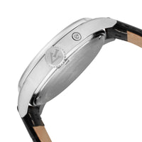 Invicta 11741 Men's Vintage Black Dial Black Leather Strap Watch ,