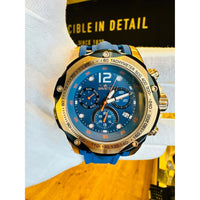 Invicta Men's Watch - Speedway Quartz Chronograph Blue Dial Silicone Strap | 40356 ,