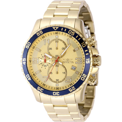Invicta Men's Watch - Specialty Quartz Chronograph Gold Tone Dial Bracelet | 49095 ,