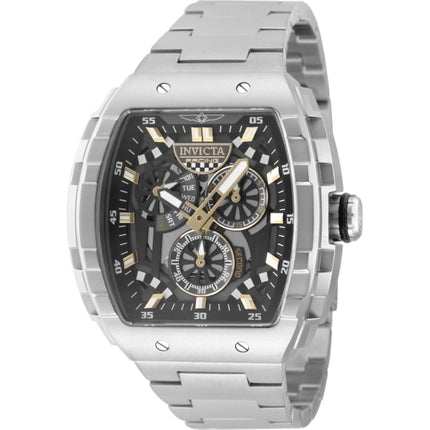 Invicta Men's Watch - Invicta Racing Grey and Black Dial Steel Bracelet | 49218 ,