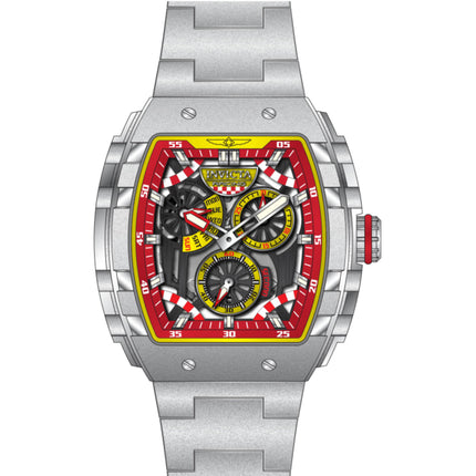 Invicta Men's Watch - Invicta Racing Yellow, Red, Black Dial Steel Bracelet | 49221 ,