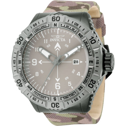 Invicta Men's Watch - Coalition Forces Camouflage, Green, Tan Nylon Strap | 49512 ,