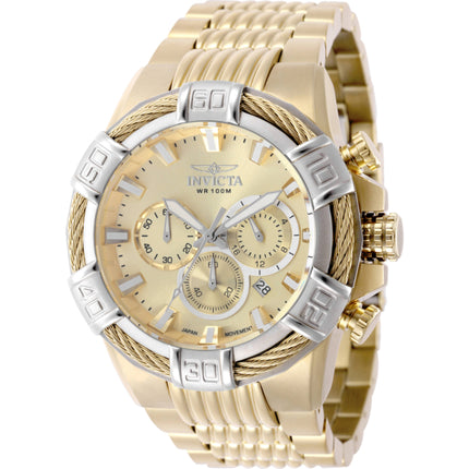 Invicta Men's Watch - Bolt Quartz Chronograph Gold Tone Dial Bracelet | 49906 ,