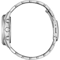 Citizen Men's Watch - Chronograph Blue and Black Dial Silver Bracelet | CA0459-79L ,