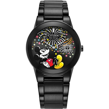 Citizen Unisex Watch - Disney Mickey Fiesta Eco-Drive Black Bracelet | AU1095-57W ,