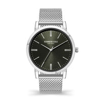Kenneth Cole Men's Watch - Black Dial Stainless Steel Mesh Bracelet | KCWGG2171108 ,