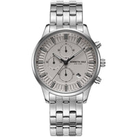 Kenneth Cole Men's Watch - Chrono Silver Dial Stainless Steel Bracelet | KCWGK2185306 ,
