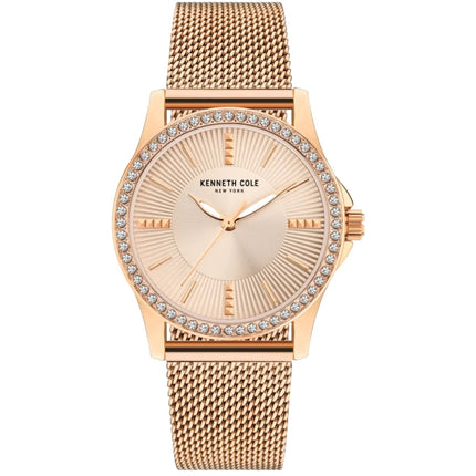 Kenneth Cole Women's Watch - Rose Gold Dial Stainless Steel Bracelet | KCWLG2176801 ,