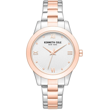 Kenneth Cole Women's Watch - Quartz Silver Dial Two Tone Bracelet | KCWLG7006204 ,
