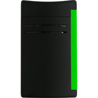 S.T. Dupont Lighter - Maxijet Matt Black and Fluo Green Trigger with Jet Flame | 20172 ,