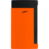 S.T. Dupont Lighter - Slim 7 Matte Black and Fluo Orange Gloss Lacquer Finish | 27769 ,