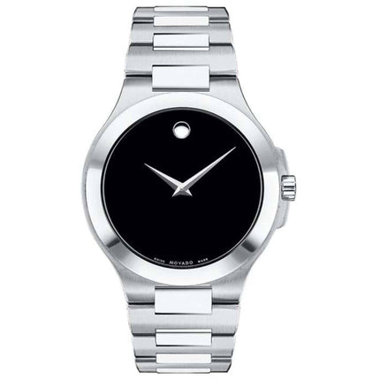 Movado Men's Watch - Corporate Exclusive Quartz Black Dial Steel Bracelet | 0606163 ,