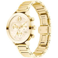Movado Women's Watch - Bold Chrono Champagne Mother of Pearl Dial Bracelet | 3600788 ,
