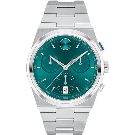 Movado Men's Watch - Bold Quartz Green Dial Stainless Steel Bracelet | 3601200 ,