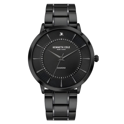 Kenneth Cole Men's Watch - Diamond Black Stainless Steel Bracelet | KCWGG2653009 ,