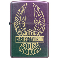 Zippo Windproof Lighter - Harley-Davidson Design Iridescent Finish Metal | 46859 ,