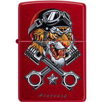 Zippo Windproof Lighter - Rietveld Candy Apple Red Finish Color Image Design | 46934 ,