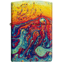 Zippo Windproof Lighter - Pattern Design 540 Fusion Tumbled Brass Finish Metal | 46966 ,