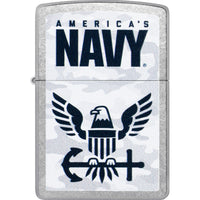 Zippo Windproof Lighter - US Navy in Color Image Design Street Chrome Finish | 47091 ,