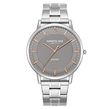 Kenneth Cole Men's Watch - Grey Dial Silver Stainless Steel Bracelet | KCWGG2271405 ,