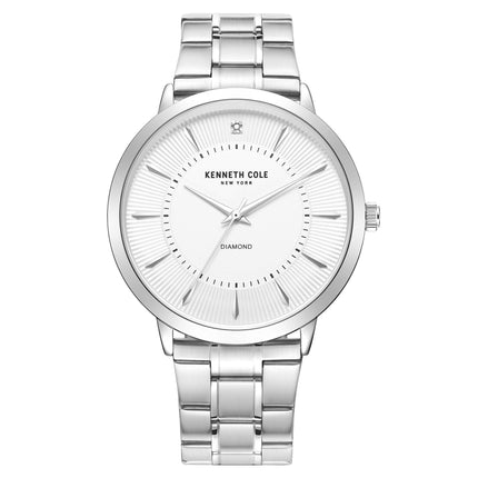 Kenneth Cole Men's Watch - Silver Dial Stainless Steel Bracelet | KCWGG2653010 ,