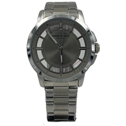 Kenneth Cole Men's Watch - Grey Dial Silver Stainless Steel Bracelet | KCWGG7001505 ,