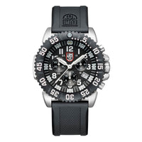 Luminox 3181 Men's Sea Colormark Chronograph Black Dial Rubber Strap Steel Dive Watch ,