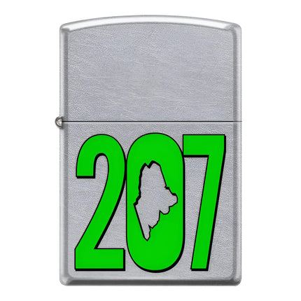 Zippo Windproof Lighter - Classic Street Chrome Finish Metal | 207CI425668 ,