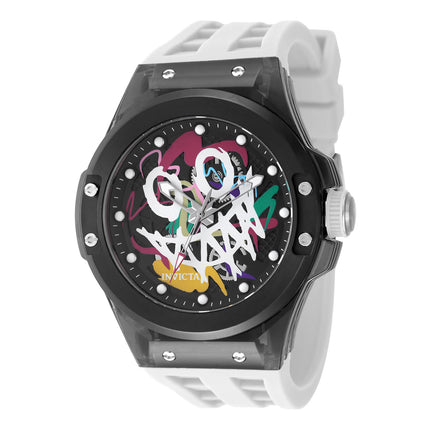 Invicta Men's Watch - Sea Base Rogue Iridescent and Black Dial White Strap | 50004 ,