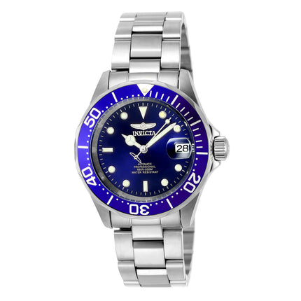 Invicta Men's Stainless Steel Automatic Watch - Pro Diver Blue Dial Date | 9094C ,