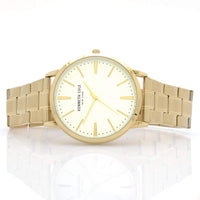 Kenneth Cole Men's Watch - Quartz Silver Dial Yellow Gold Bracelet | KCWGG2270309 ,
