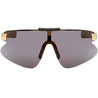 Adidas Unisex Sunglasses - Shiny Black Acetate Shield Half Rim Frame | OR0121 0001C ,