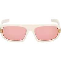 Adidas Unisex Sunglasses - White Acetate Browline Shape Full Rim Frame | OR0122 5921Z ,