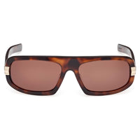 Adidas Unisex Sunglasses - Dark Havana Acetate Browline Full Rim Frame | OR0122 5952E ,