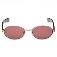Adidas Unisex Sunglasses - Matte Light Ruthenium Metal Oval Shape Frame | OR0123 5415S ,