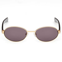 Adidas Unisex Sunglasses - Matte Deep Gold Metal Oval Full Rim Frame | OR0123 5431A ,