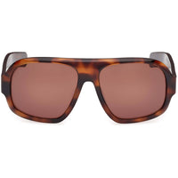 Adidas Unisex Sunglasses - Dark Havana Acetate Pilot Full Rim Frame | OR0125 5952E ,