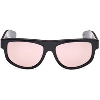 Adidas Women's Sunglasses - Shiny Black Acetate Browline Full Rim Frame | OR0126 5501Z ,