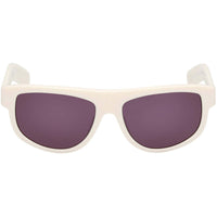 Adidas Women's Sunglasses - White Acetate Browline Shape Full Rim Frame | OR0126 5521A ,